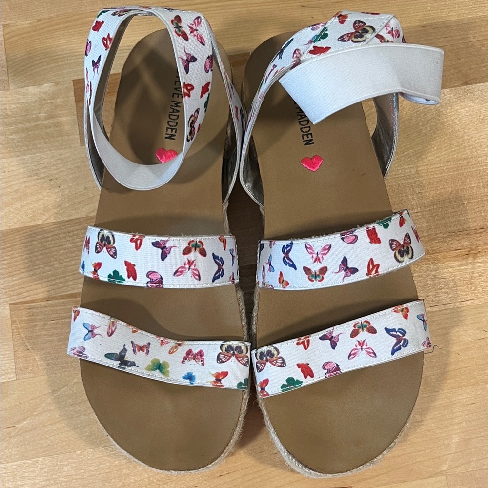 Steve Madden Multicolor Butterfly Sandals